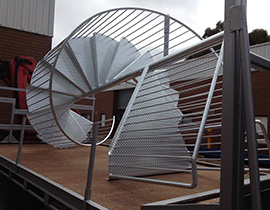 Stairs in Steel project photo